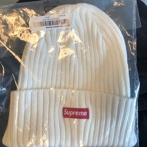Supreme overdyed ribbed beanie